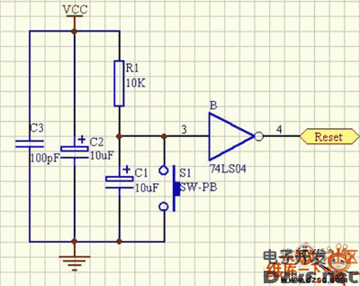 一种抗干扰复位电路图_原理图论坛_单片机电路论坛