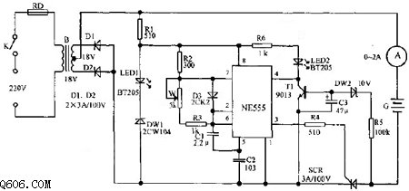 摩托车蓄电池充电器电路图_原理图论坛_单片机电路