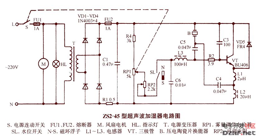 zs2-45型超声波加湿器_原理图论坛_单片机电路论坛_mcu资讯论坛