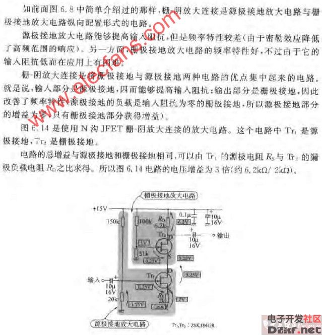 栅-阴放大连接电路图