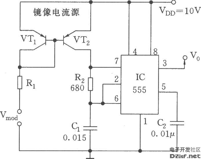 线性压控振荡器(555)