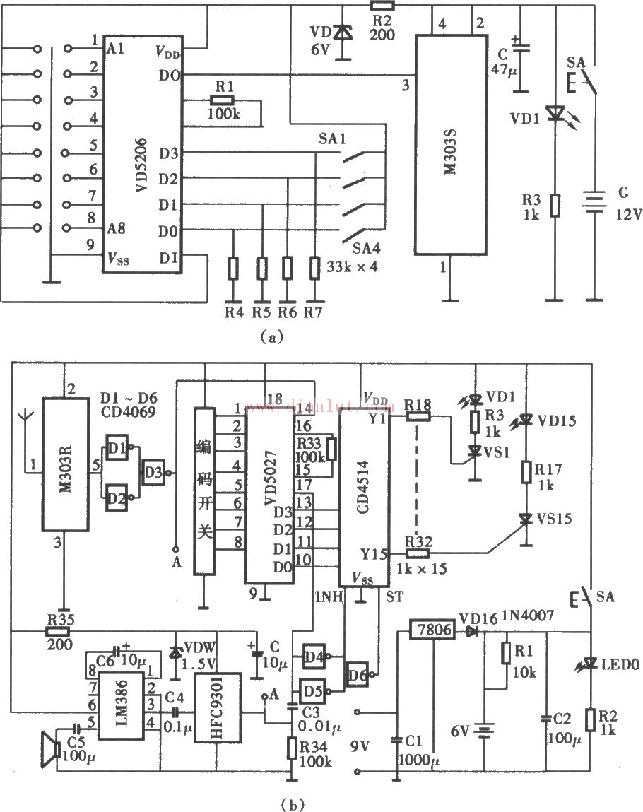 病房呼叫系统电路图_原理图论坛_单片机电路论坛_mcu